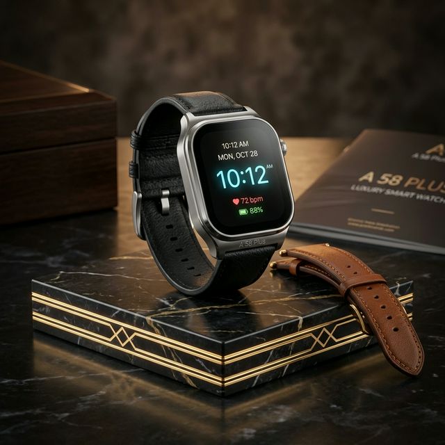 A 58 Plus Smartwatch Luxury Gift Set